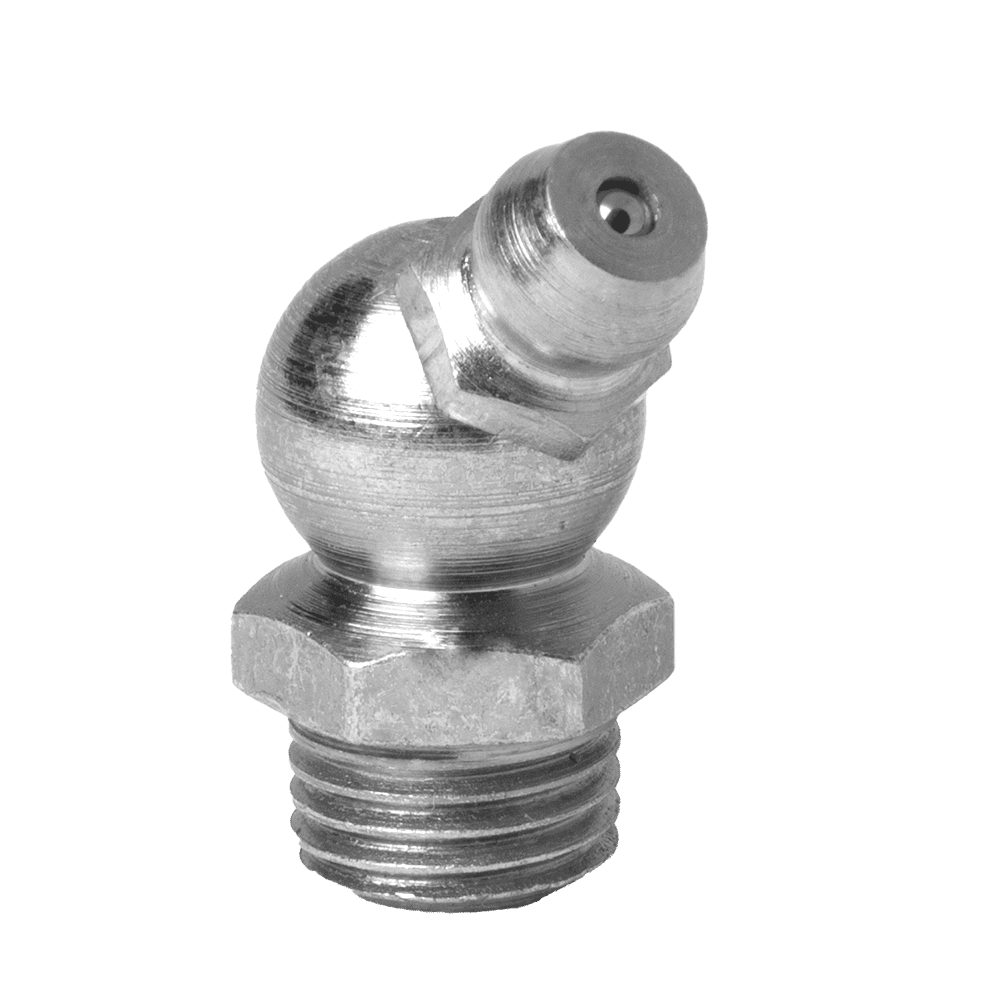 A Silver Ball Shaped Object With A Nut