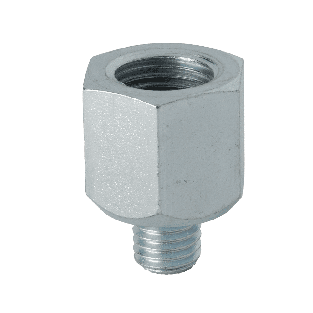 A Silver Nut With A Nut In The Center