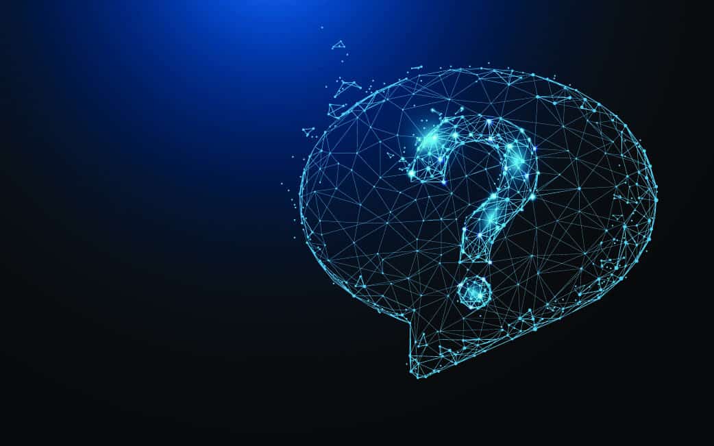 A Question Mark In A Chat Bubble