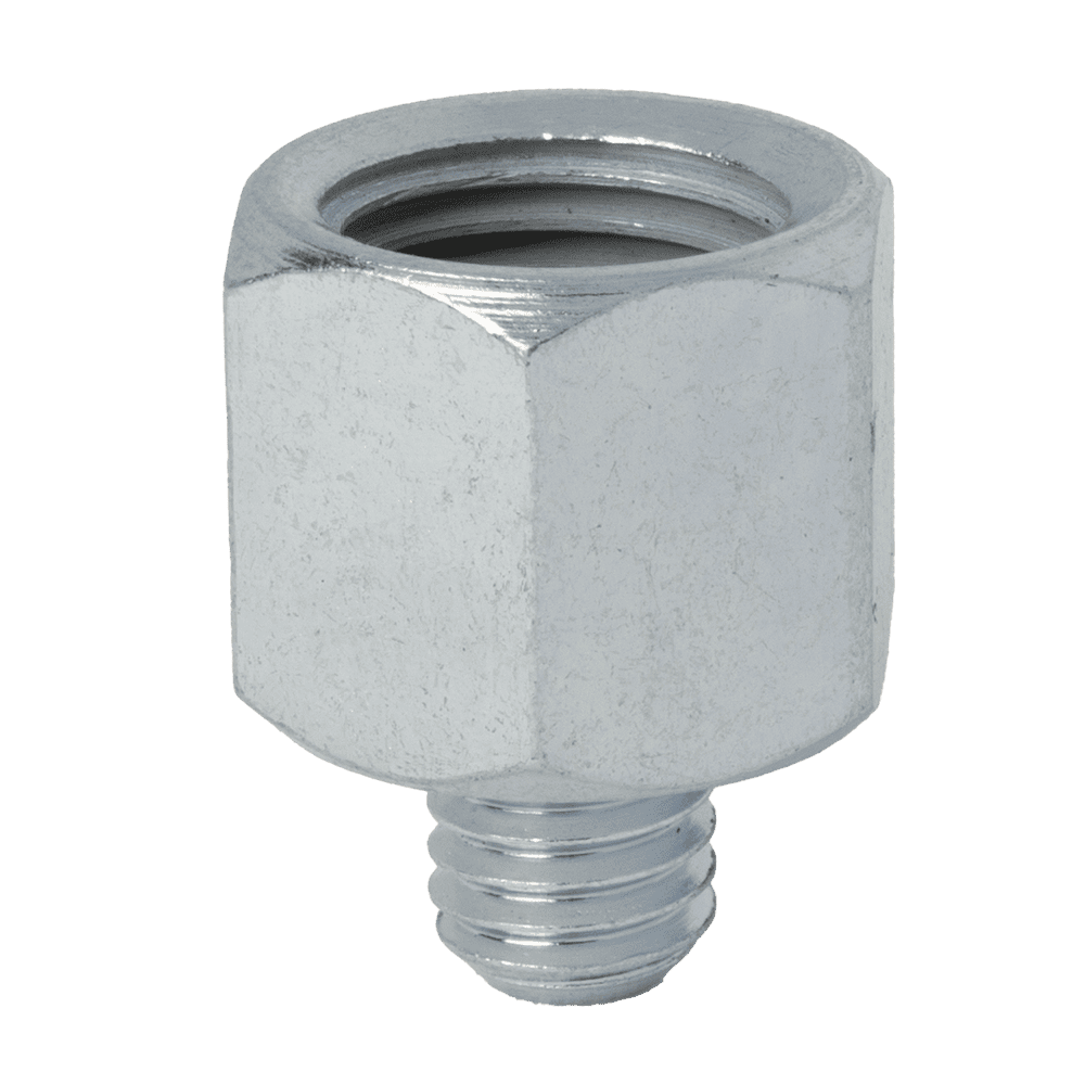 A Silver Nut With A Screw