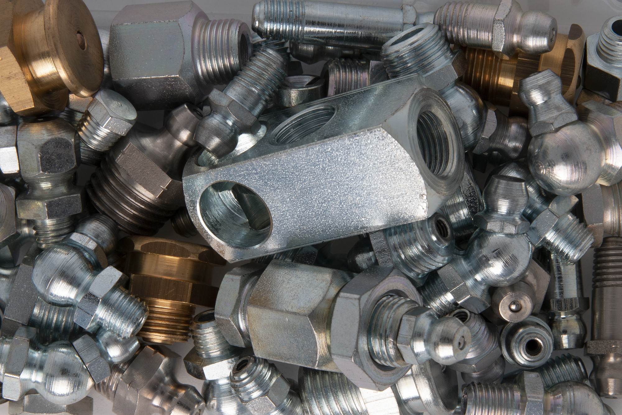 A Pile Of Metal Screws