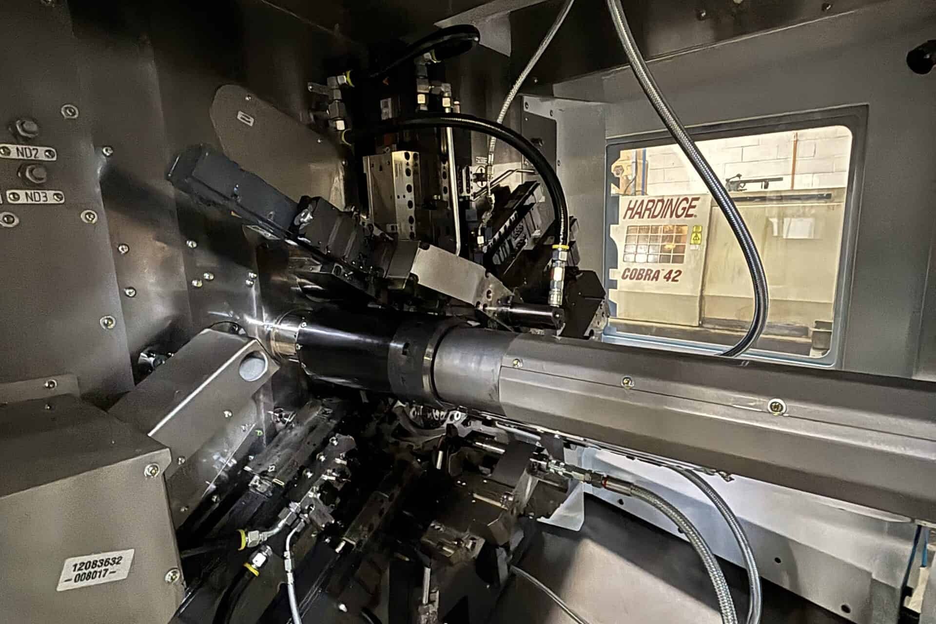 A Machine With A Large Metal Tube