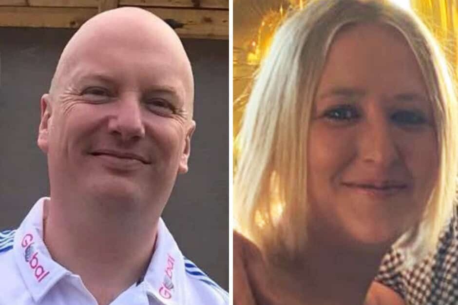 A Man And Woman Smiling